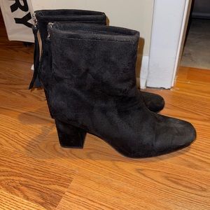 Womens black booties
